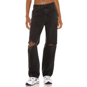 GRLFRND Amanda Jeans Straight Leg Denim Baggy Y2K Distressed Streetwear Sz 27